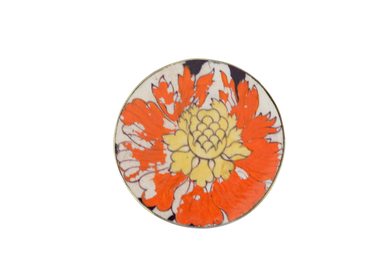 Vintage Orange Splash Belt Buckle