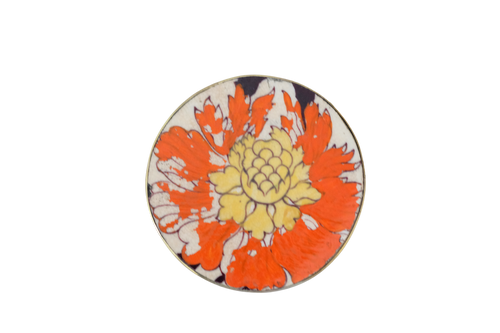 Vintage Orange Splash Belt Buckle
