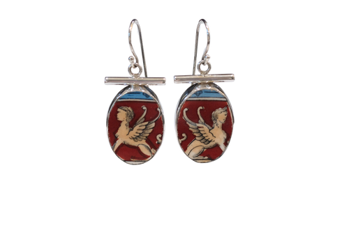 Winged Character Earrings