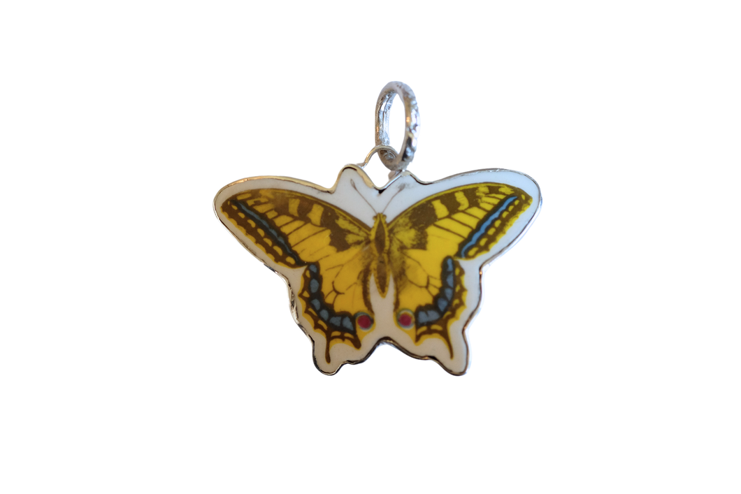 Yellow Butterfly Pendant