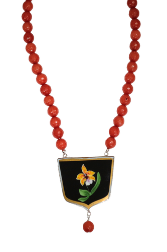 Yellow Lily Necklace