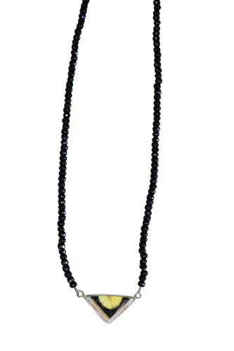 Yellow Triangle Necklace