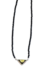 Yellow Triangle Necklace