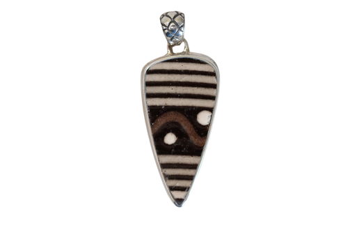 Yin and Yang Triangle Pendant