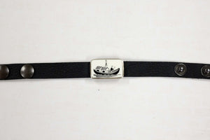 Black Willow Leather Bracelet